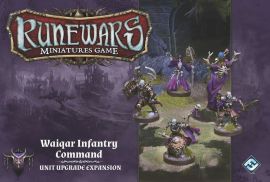 Fantasy Flight Games FFG RuneWars: The Miniatures Game Waiqar Infantry Command - Unit Upgrade Expansion