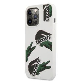 Lacoste Liquid Silicone Allover Pattern iPhone 13 Pro Max