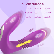 Paloqueth Dual Thrusting G-Spot and Clitoris Vibrator - cena, porovnanie