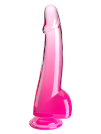 Pipedream King Cock Clear Cock with Balls 10"