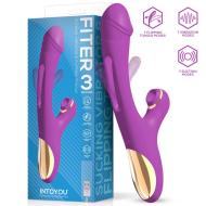 Intoyou Fiter Sucking Vibrator with Flipping Tongue - cena, porovnanie