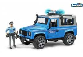 Bruder 02597 Land Rover Defender policajné auto s figúrkou policajta