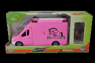 Sparkys CITY SERVICE CAR - 1:14 Transport koní - ružový - cena, porovnanie