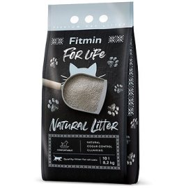 Fitmin For Life Cat Natural Litter prírodné stelivo 10l
