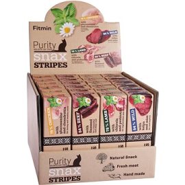Fitmin Purity Snax STRIPES box 4 príchute 24x35g