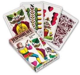 Lauko Jednohlavé hracie karty 32 listov