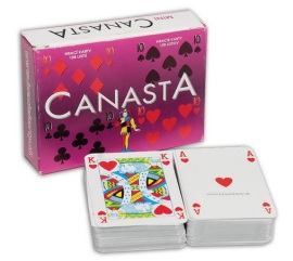 Lauko Canasta mini hracie karty 108 listov