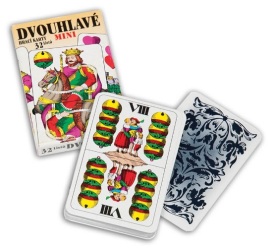Lauko Dvojhlavé hracie karty mini 32 listov