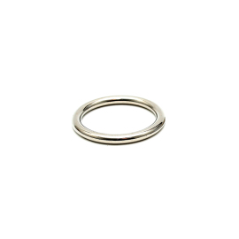 Rimba Solid Metal Cockring 8mm 50mm