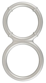 You2Toys Metallic Silicone Cock and Ball Ring