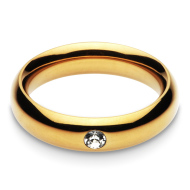 Black Label Jewelled Golden Donut Cockring 55mm - cena, porovnanie