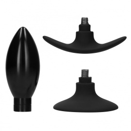 Ouch! Interchangeable Butt Plug Set Rounded Large