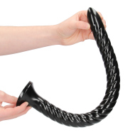 Ouch! Swirled Anal Snake Black 50cm - cena, porovnanie