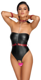 Cottelli Bondage Strapless Crotchless String Body