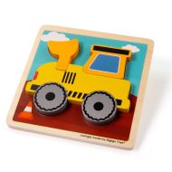 Bigjigs Toys Vkladacie puzzle Bager - cena, porovnanie