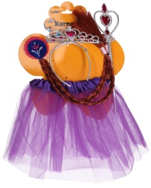 Wiky Set karneval - princezná fialová