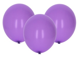 Wiky Balónik nafukovací 30cm sada 10ks, fialový
