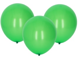 Wiky Balónik nafukovací 30cm sada 10ks, zelený