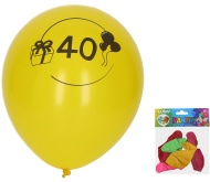 Wiky Balónik 30cm sada 5ks, s číslom 40 - cena, porovnanie