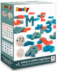 Smoby Magnetická písmena a čísla 72 ks