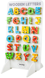 Bigjigs Toys Drevená hviezdičková abeceda