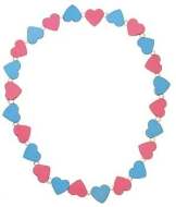 Detoa Detský náhrdelník s ružovými a modrými srdiečkami - cena, porovnanie