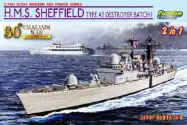 Dragon Model Kit loď 7133 - HMS SHEFFIELD (FALKLANDS WAR)