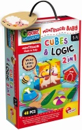 Liscianigioch Montessori drevené kocky a logic - cena, porovnanie