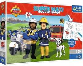 Trefl Puzzle 24 SUPER MAXI - Užitočný tím požiarnika Sama
