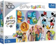 Trefl Puzzle 160 XL Super Shape - Farebný svet Disney - cena, porovnanie