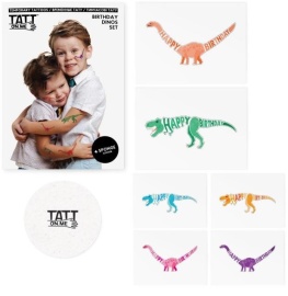TATTonMe Tetovačky pre deti Dinosaury narodeninová sada