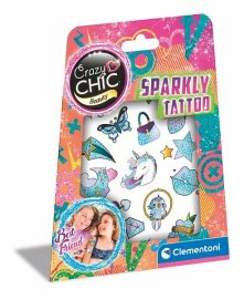 Clementoni Crazy CHIC - Trblietavé tetovanie