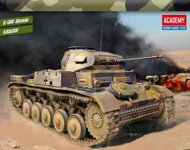 Academy Games Model Kit tank 13535 - German Panzer II Ausf.F "North Africa" (1:35)