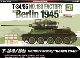 Academy Games Model Kit tank 13295 - T-34/85 No.183 Factory "Berlin 1945" (1:35)