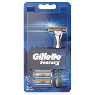 Gillette Sensor3 + 3ks - cena, porovnanie