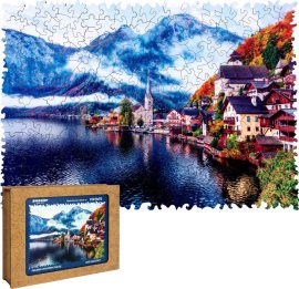 Puzzler Puzzle drevené, farebné - Halštatské jazero