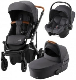 Britax Smile 4 + hlboká korba + autosedačka Baby-Safe Core