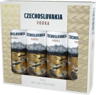 Czechoslovakia Vodka 4x0,04l - cena, porovnanie