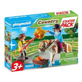 Playmobil Starter Pack konská stajňa doplnkový set , Jazdecký dvor