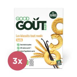 Good Gout BIO Vanilková kolečka 3x80g