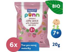 Salvest Põnn BIO Chrumky jahodové 6x20g