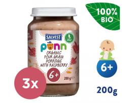 Salvest Põnn BIO Maliny s cereáliami 3x200g