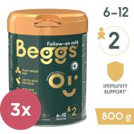 Beggs 2 Mlieko pokračovacie 3x800g - cena, porovnanie