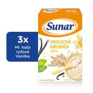Hero Sunar Kaša mliečna vanilková 3x225g - cena, porovnanie