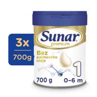 Hero Sunar Premium 1 Mlieko počiatočné 3x700g - cena, porovnanie