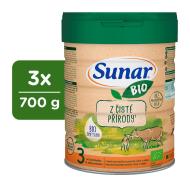 Hero Sunar BIO 3 Mlieko pokračovacie 3x700g - cena, porovnanie