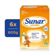 Hero Sunar Complex 4 Mlieko dojčenské 6x600g - cena, porovnanie