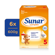 Hero Sunar Complex 5 Mlieko dojčenské 6x600g - cena, porovnanie