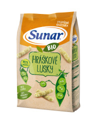 Hero Sunar BIO Chrumky Hráškové struky 45g