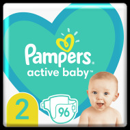 Pampers Active Baby 2 4-8kg 96ks - cena, porovnanie